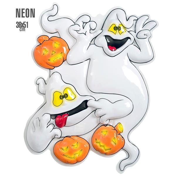 Grote foto halloween wanddecoratie spook 51cm verzamelen overige verzamelingen