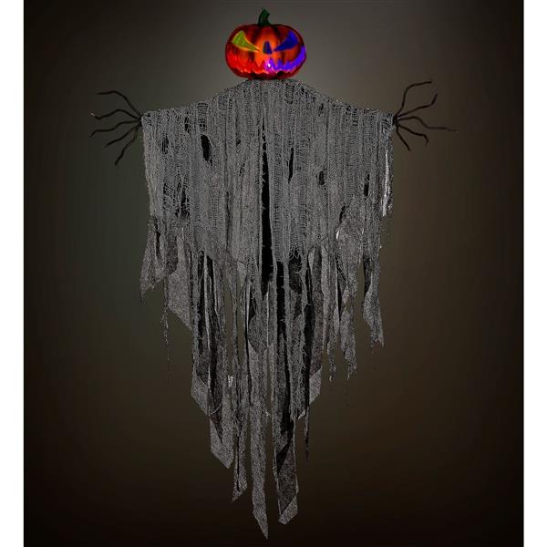 Grote foto halloween pop vogelverschrikker met knipperende ogen 1 52m verzamelen overige verzamelingen