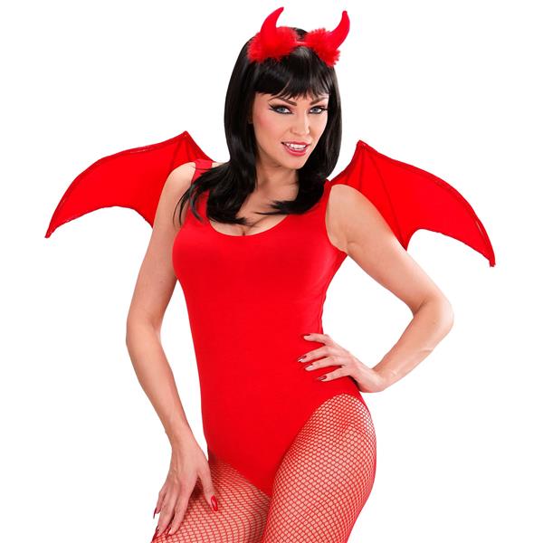 Grote foto halloween accessoireset rood duivel 2 delig verzamelen overige verzamelingen