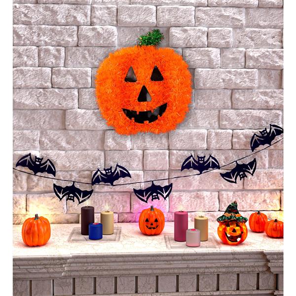 Grote foto halloween wanddecoratie pompoen 28cm verzamelen overige verzamelingen