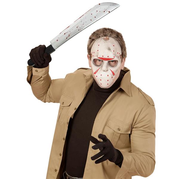 Grote foto halloween nep mes met bloed 54cm verzamelen overige verzamelingen
