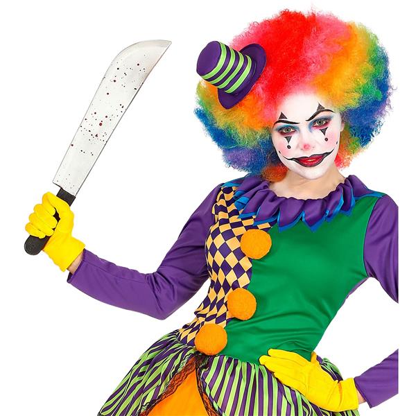 Grote foto halloween nep mes met bloed 54cm verzamelen overige verzamelingen