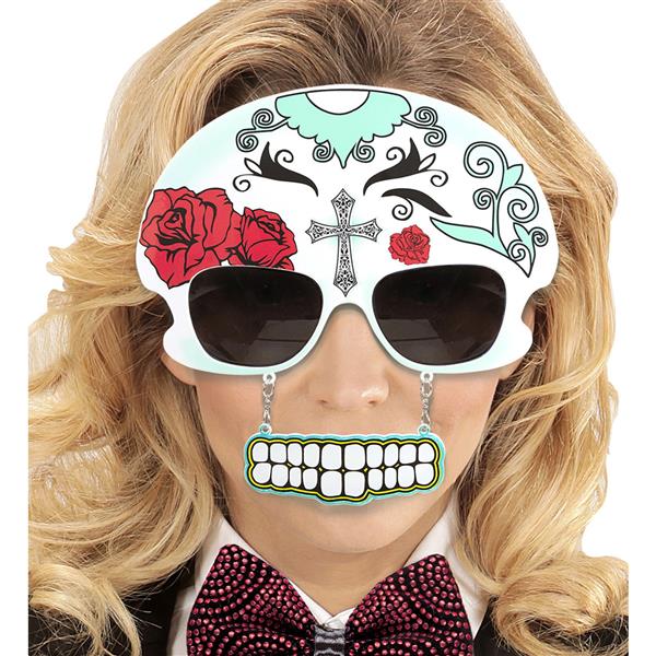 Grote foto dia de los muertos bril verzamelen overige verzamelingen