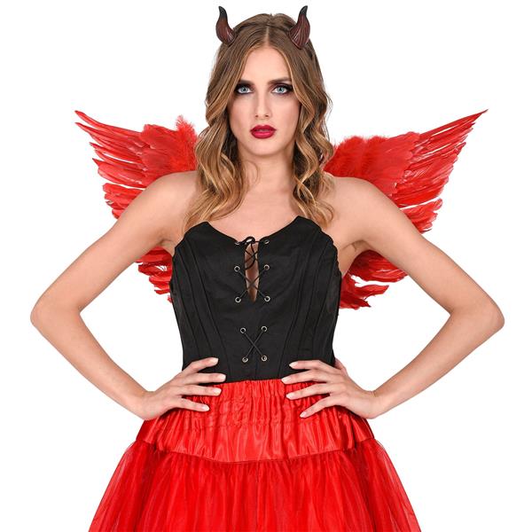 Grote foto halloween vleugels blauw rood 86cm verzamelen overige verzamelingen