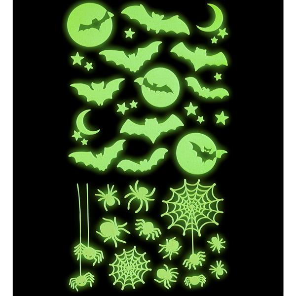 Grote foto halloween stickers wit glow in the dark verzamelen overige verzamelingen