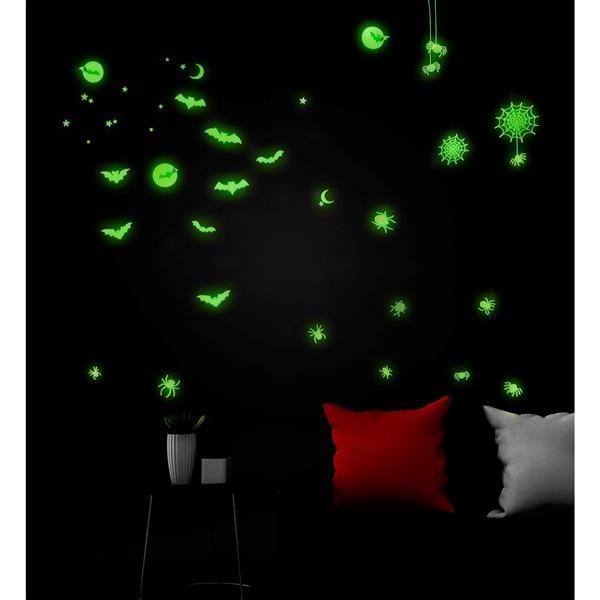 Grote foto halloween stickers wit glow in the dark verzamelen overige verzamelingen