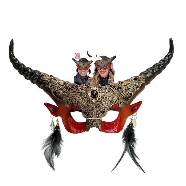 Grote foto halloween oogmasker duivel verzamelen overige verzamelingen