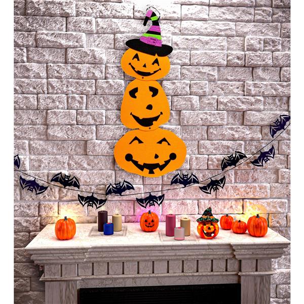 Grote foto halloween wanddecoratie pompoen 60cm verzamelen overige verzamelingen