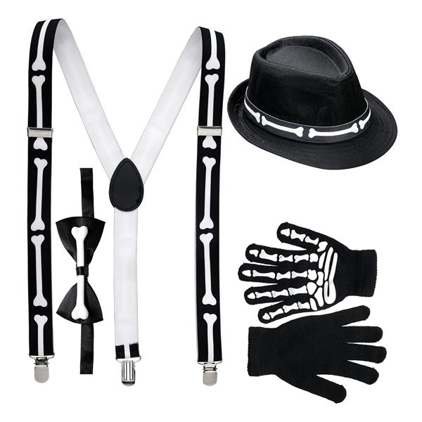 Grote foto halloween accessoireset skelet 4 delig verzamelen overige verzamelingen