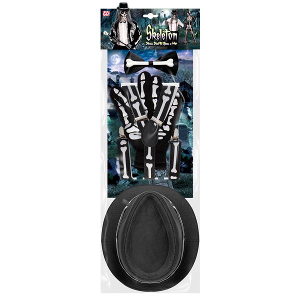 Grote foto halloween accessoireset skelet 4 delig verzamelen overige verzamelingen