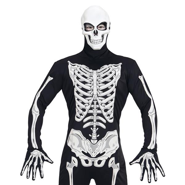 Grote foto halloween masker wit zwart schedel verzamelen overige verzamelingen