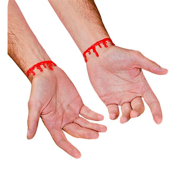 Grote foto halloween armband rood slijm verzamelen overige verzamelingen