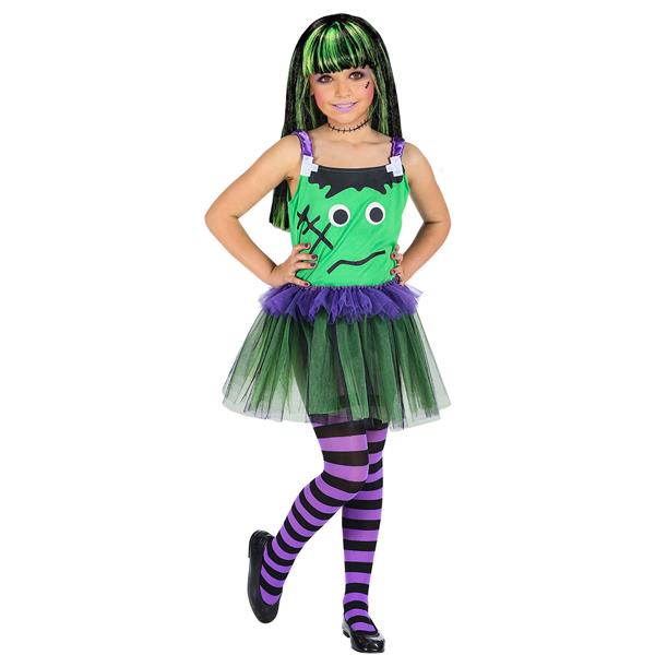 Grote foto halloween jurk groen meisje monster verzamelen overige verzamelingen