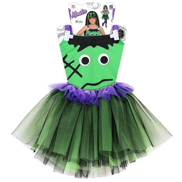 Grote foto halloween jurk groen meisje monster verzamelen overige verzamelingen