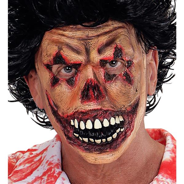 Grote foto halloween masker clown met wonden verzamelen overige verzamelingen