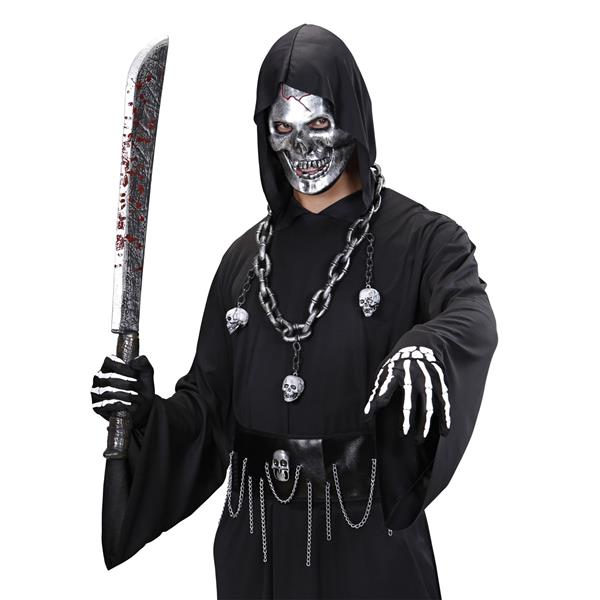Grote foto halloween masker grijs schedel ijzer verzamelen overige verzamelingen