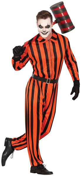 Grote foto halloween jumpsuit heren harlekijn gevangene verzamelen overige verzamelingen