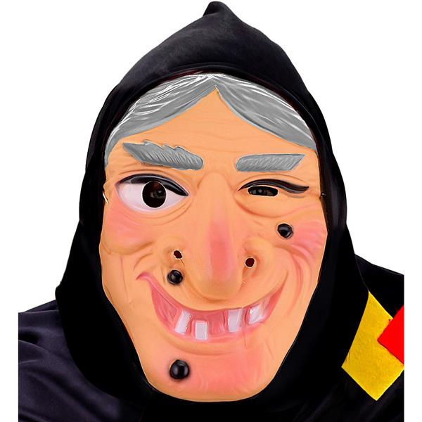 Grote foto halloween masker heks met hoofddoek verzamelen overige verzamelingen