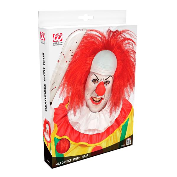 Grote foto halloween pruik rood heren clown verzamelen overige verzamelingen