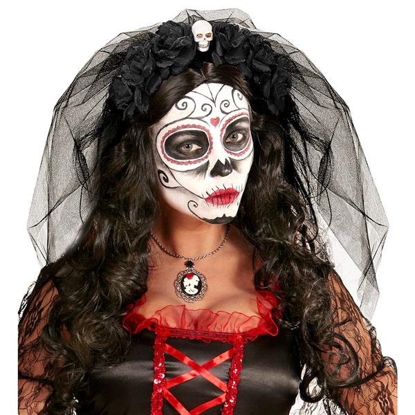 Grote foto halloween haarband met sluier verzamelen overige verzamelingen