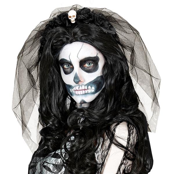Grote foto halloween haarband met sluier verzamelen overige verzamelingen