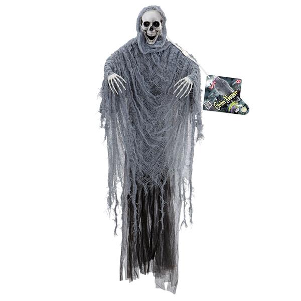 Grote foto halloween pop grijs magere hein met geluid licht en beweging verzamelen overige verzamelingen