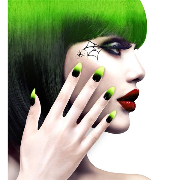Grote foto halloween nepnagels zwart groen verzamelen overige verzamelingen