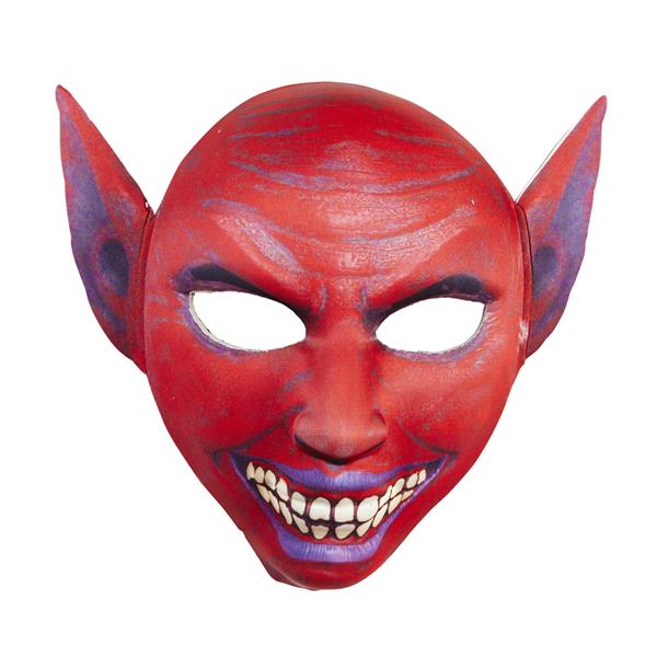 Grote foto halloween masker bordeaux rood duivel verzamelen overige verzamelingen