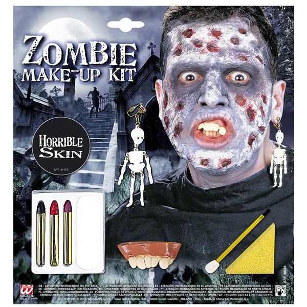 Grote foto halloween schminkset zombie 4 delig verzamelen overige verzamelingen