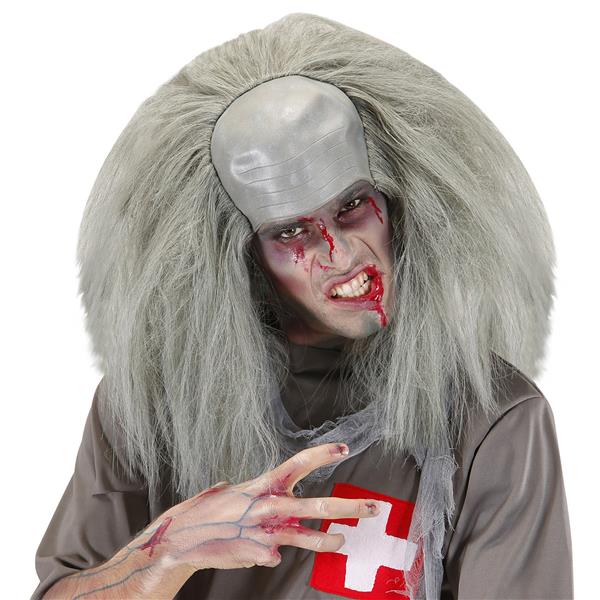 Grote foto halloween pruik grijs zombie kaal verzamelen overige verzamelingen