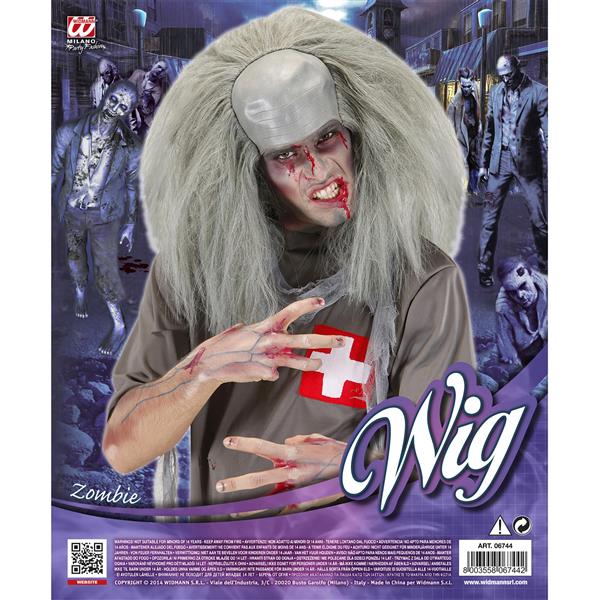 Grote foto halloween pruik grijs zombie kaal verzamelen overige verzamelingen