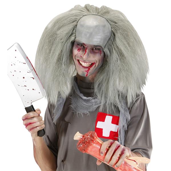 Grote foto halloween pruik grijs zombie kaal verzamelen overige verzamelingen