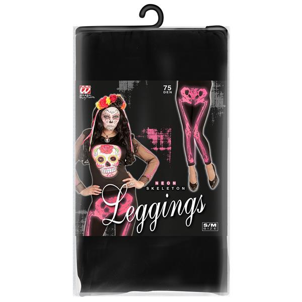 Grote foto halloween legging roze skelet verzamelen overige verzamelingen