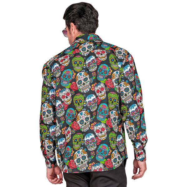Grote foto dia de los muertos blouse heren verzamelen overige verzamelingen