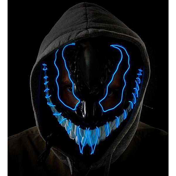 Grote foto halloween masker blauw monster met licht verzamelen overige verzamelingen