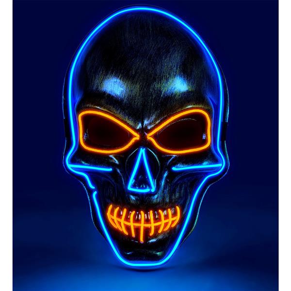 Grote foto halloween masker gekleurd schedel met licht verzamelen overige verzamelingen