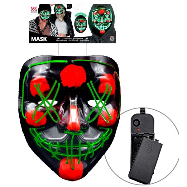 Grote foto halloween masker groen met licht verzamelen overige verzamelingen