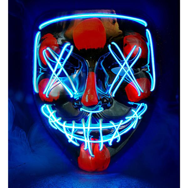 Grote foto halloween masker blauw met licht verzamelen overige verzamelingen