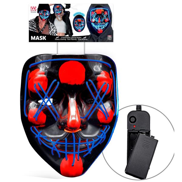 Grote foto halloween masker blauw met licht verzamelen overige verzamelingen