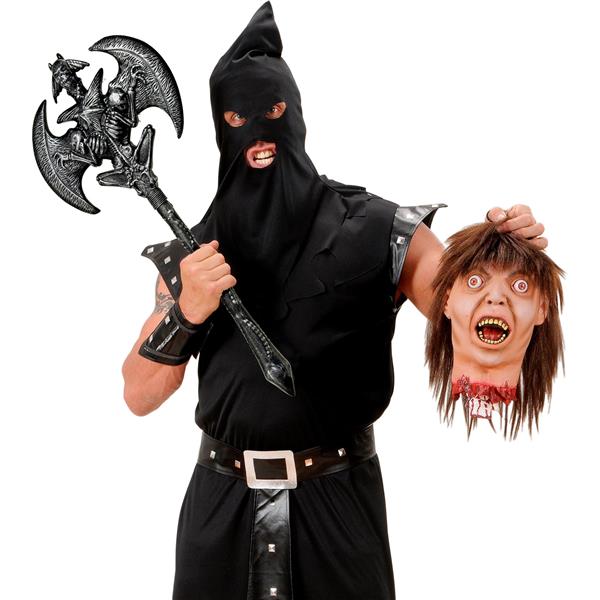 Grote foto halloween nep bijl zilver verzamelen overige verzamelingen