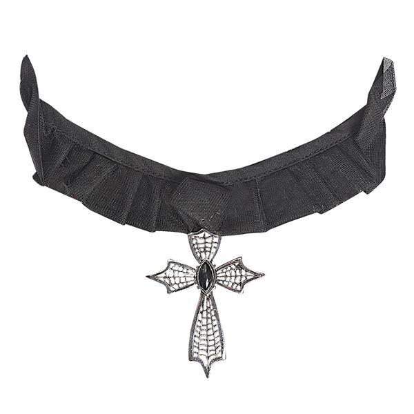 Grote foto halloween ketting met kruis verzamelen overige verzamelingen