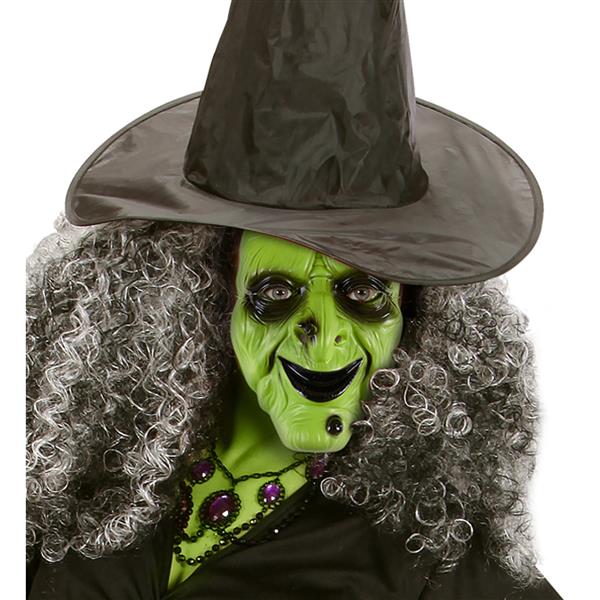 Grote foto halloween masker neon groen heks verzamelen overige verzamelingen