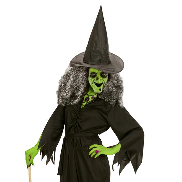Grote foto halloween masker neon groen heks verzamelen overige verzamelingen