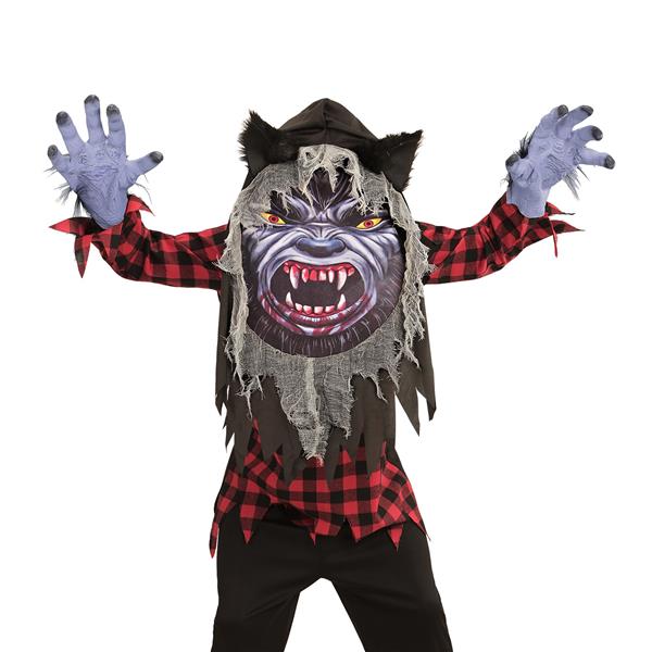 Grote foto halloween kostuum grijs weerwolf verzamelen overige verzamelingen
