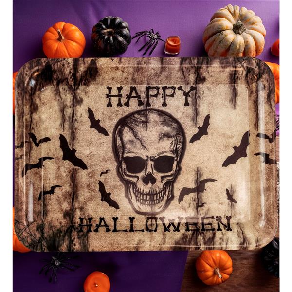 Grote foto halloween dienblad happy halloween 33cm verzamelen overige verzamelingen