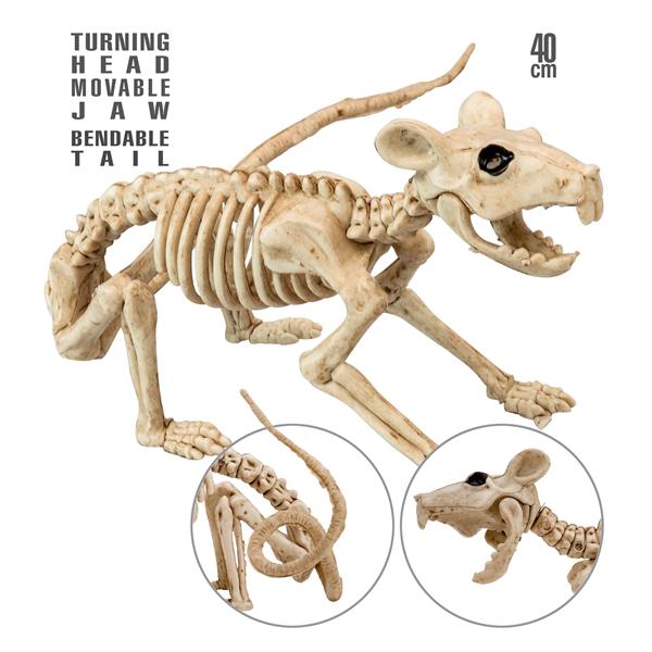 Grote foto halloween skelet rat 40cm verzamelen overige verzamelingen