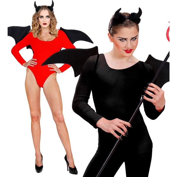 Grote foto halloween accessoireset zwart duivel verzamelen overige verzamelingen