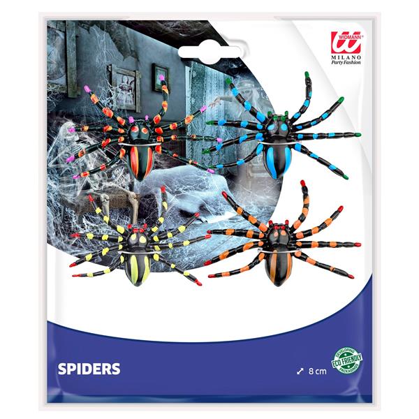 Grote foto halloween nep spin 7cm 4st verzamelen overige verzamelingen