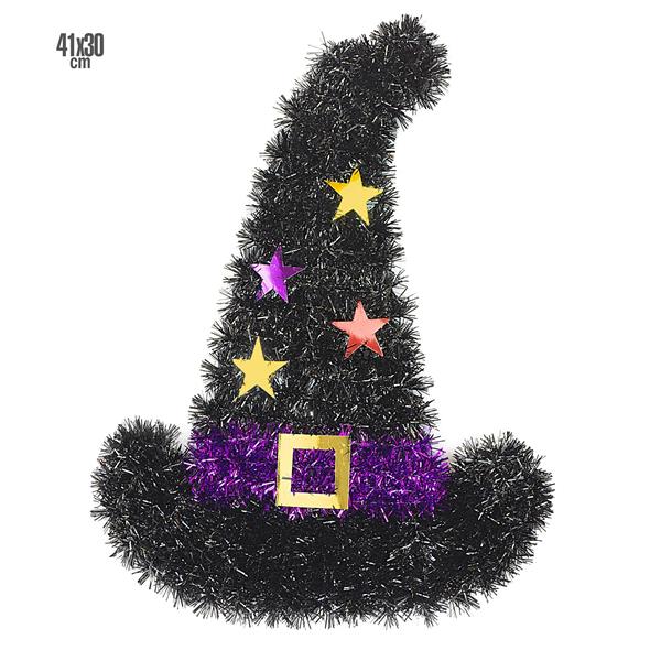 Grote foto halloween wanddecoratie heksenhoed 41cm verzamelen overige verzamelingen