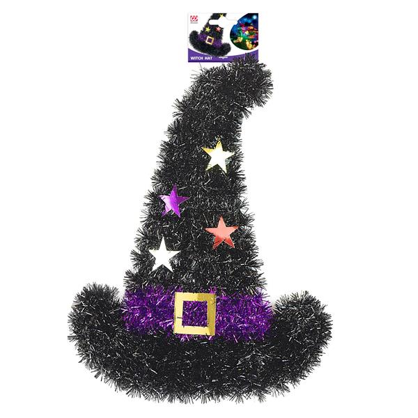 Grote foto halloween wanddecoratie heksenhoed 41cm verzamelen overige verzamelingen